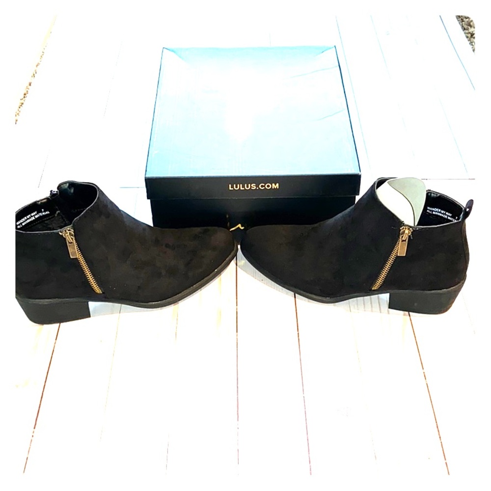 Black booties